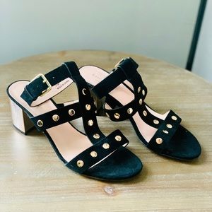 kate spade Welby Button Stud Suede Sandal